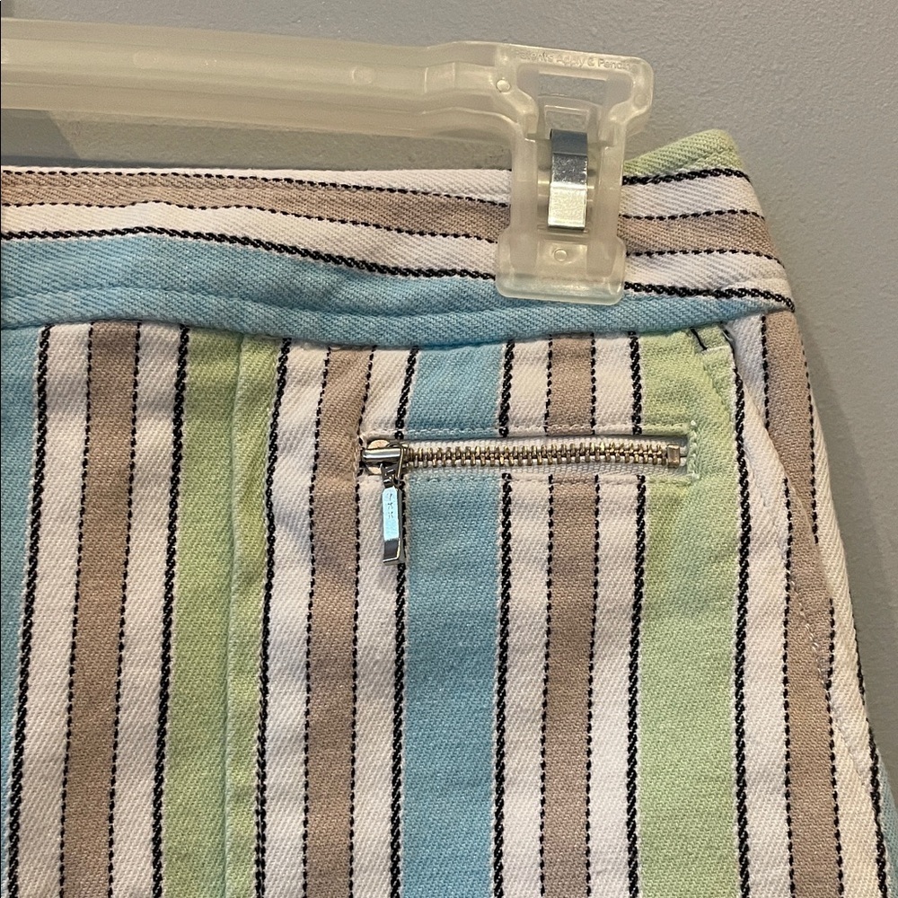 Striped Multi-Color Women's Skirt loft size 0 like new - Picture 2 of 2